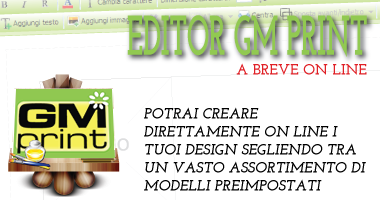 Editor on line - Disponibile a breve